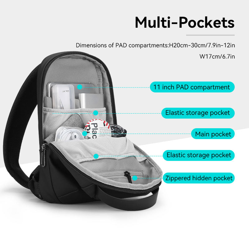 Mark Ryden Fashion Casual Newest Design Sling Chest Bag Men Backpack Shoulder Bags Crossbody Bag