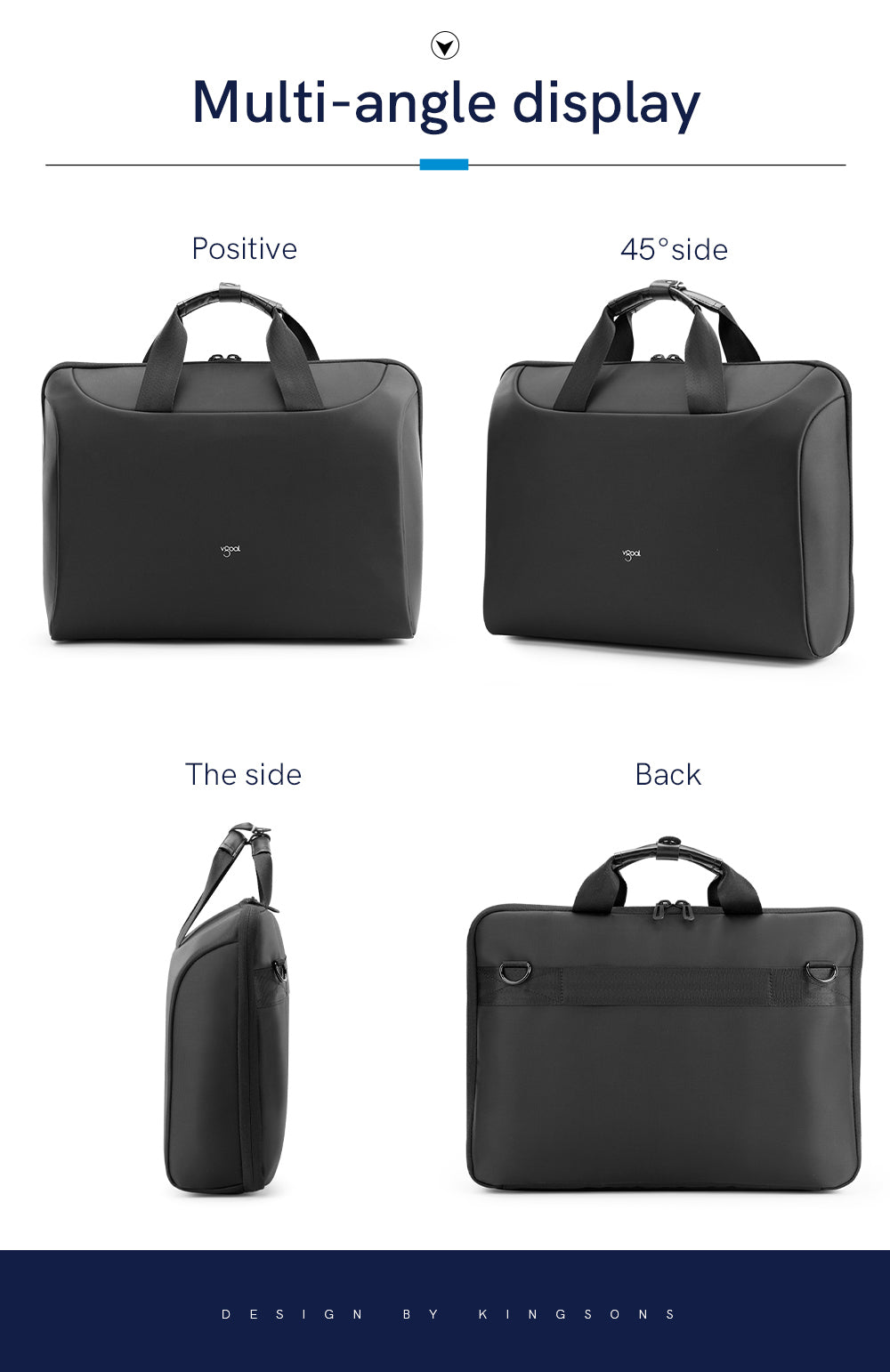 Kingsons Custom Tactical Backpack Trolley Luggage Partner Multifunctional Hand Bag Outdoor Business Briefcase for People