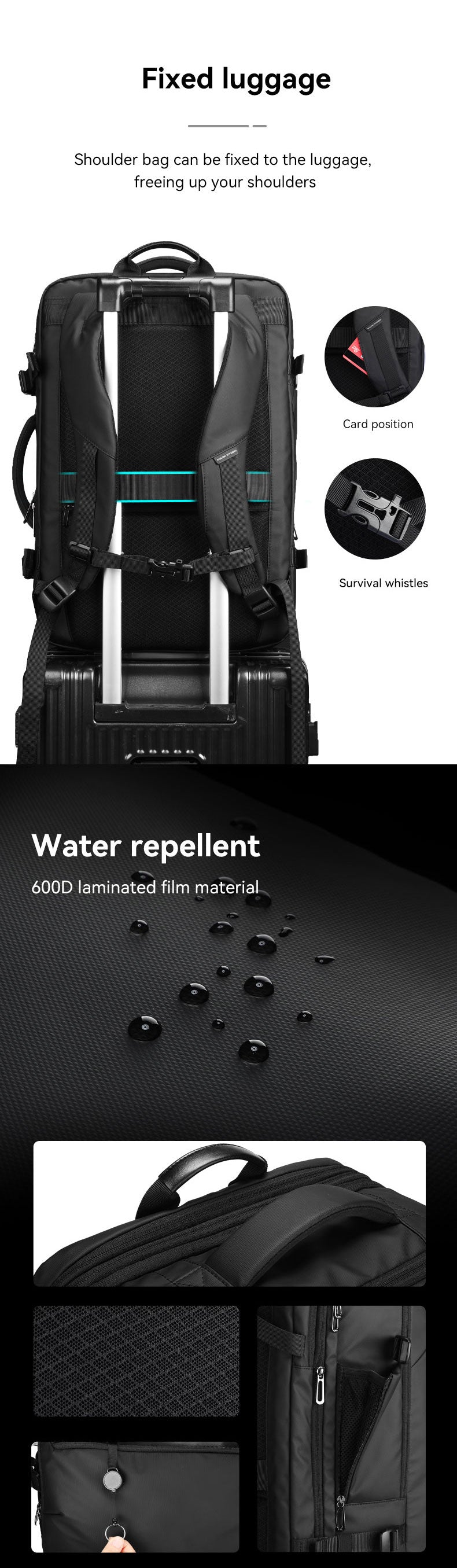 Mark Ryden Factory Hot Sale Men's Crossbody Bag Wholesale Multifunctional Outdoor Sports Cycling Shoulder Bag Chest