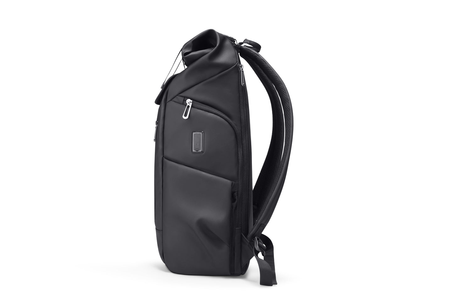 Mark Ryden Luxury Stylish Black Business Travel Daypack Computer Leather Mens Laptop Backpackmochila Hombre