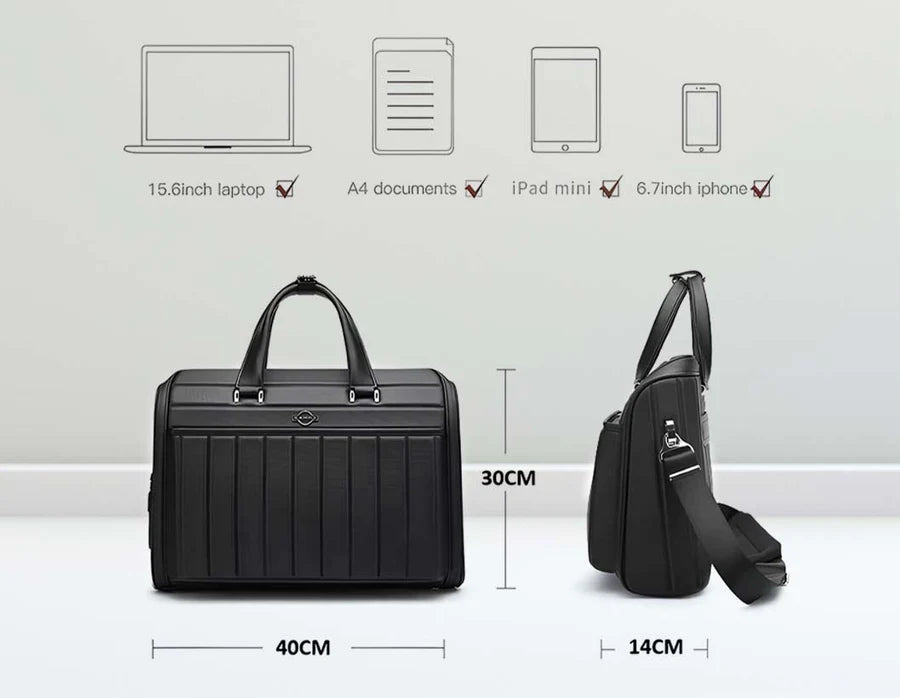 BANGE Office Laptop Business Briefcase Messenger Bag 15.6inch
