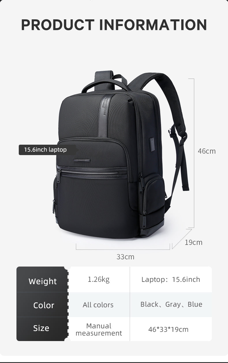 USB bag waterproof travel custom men backpacks bag casual laptop backpack