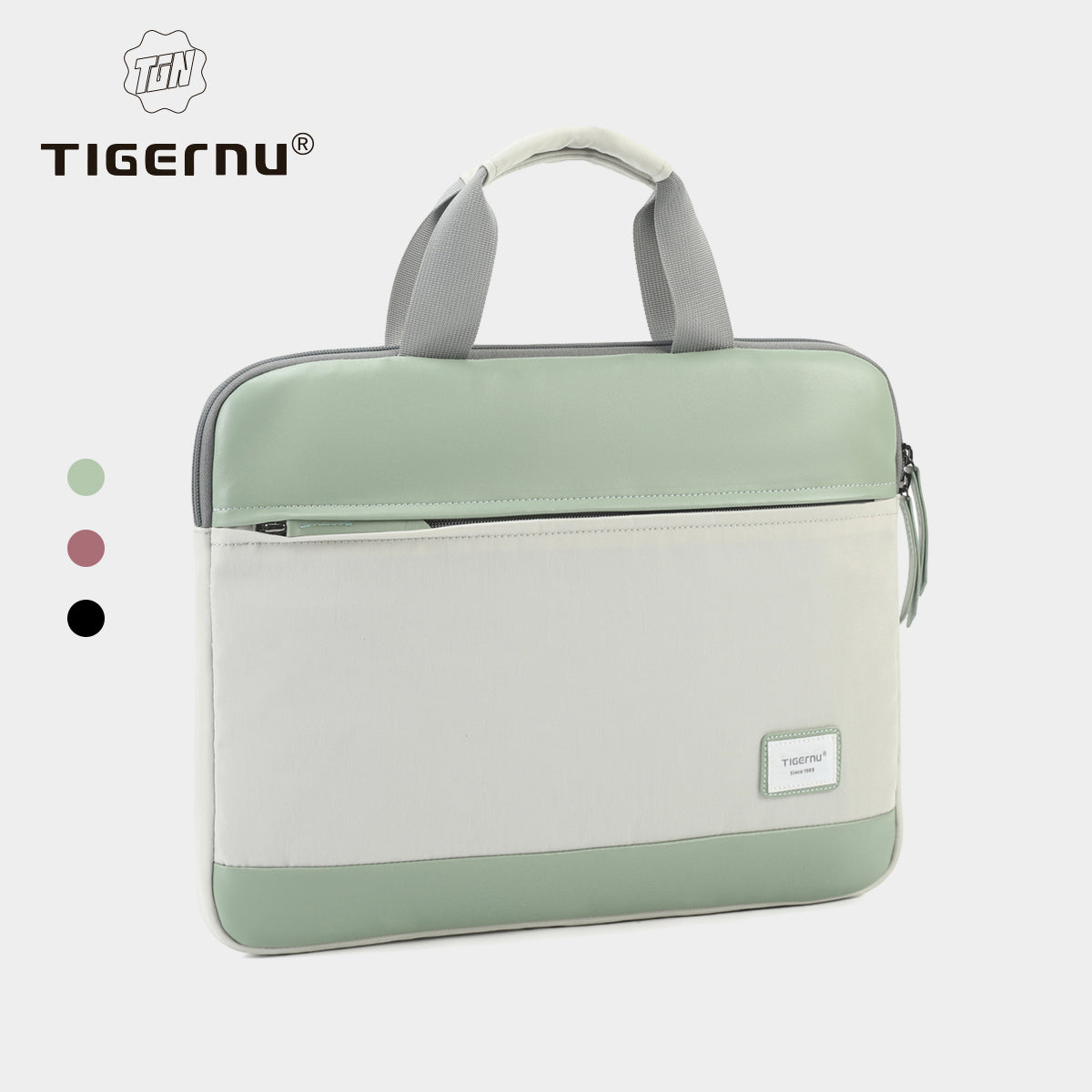 Tigernu Hot Sale Shockproof Computer Compartment Soft Handle Nylon Waterproof Durable Lightweight Office Commuting Laptop Bags & Covers