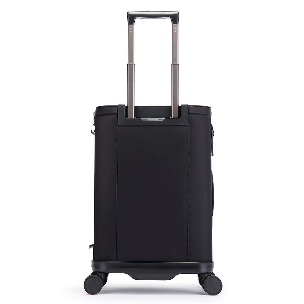 ANGE Unisex 360 Degree Silent Glide Wheels TSA Lock Premium 20inch Carry on Multifunction Travel Luggage