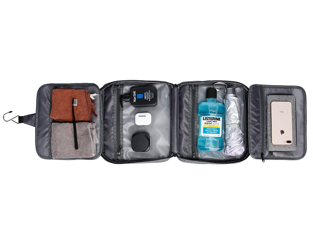 hanging travel toiletry bag