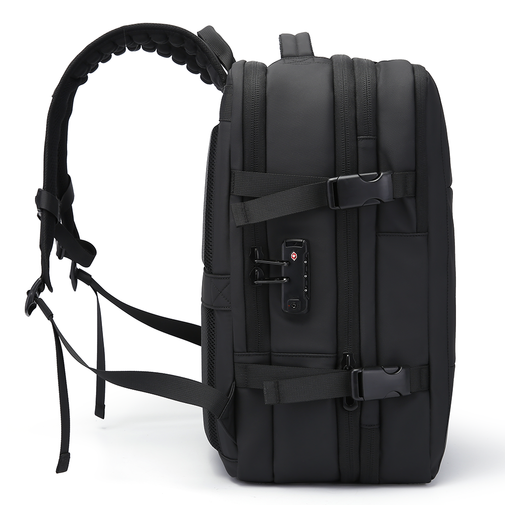 new arrival wholesale TSA lock waterproof men vacuum compression laptop backpack