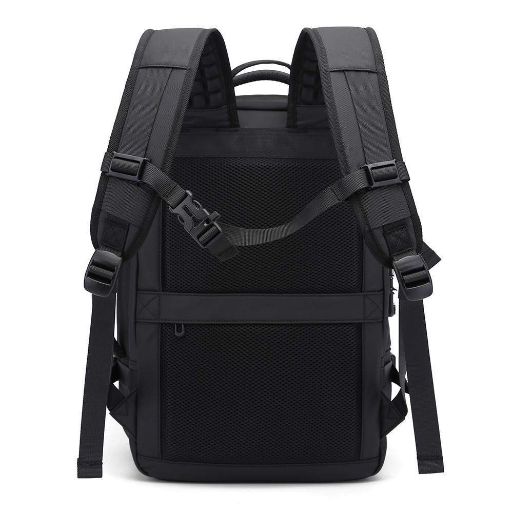 new arrival wholesale TSA lock waterproof men vacuum compression laptop backpack