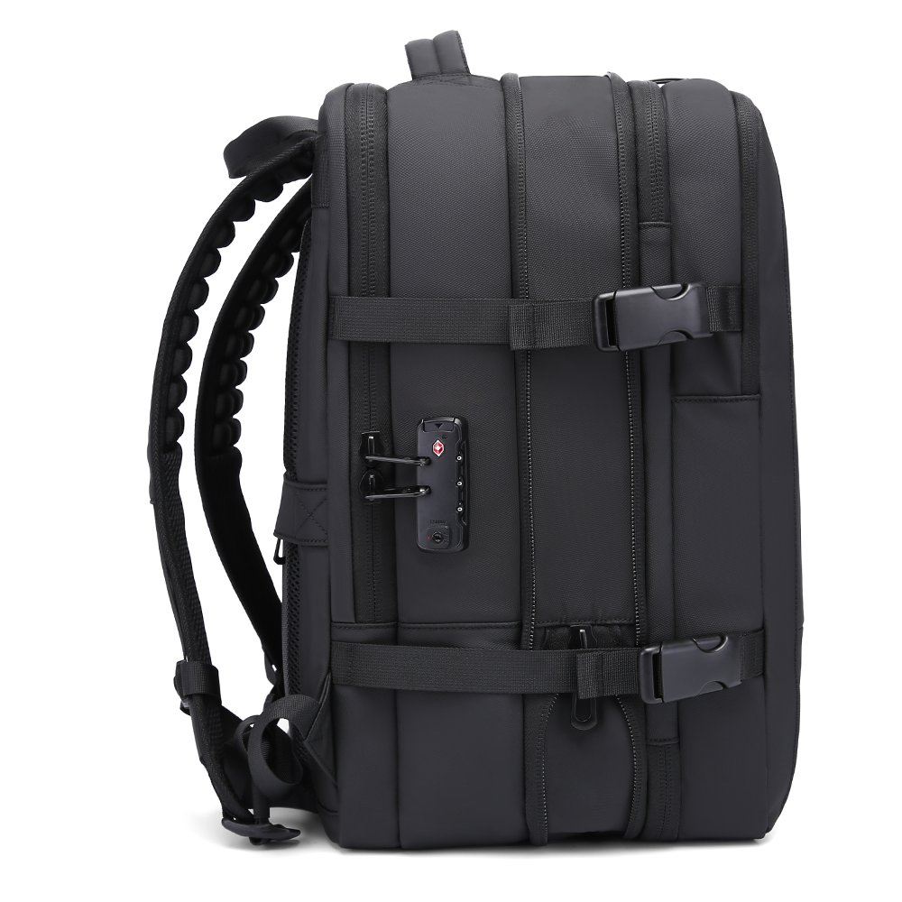 new arrival wholesale TSA lock waterproof men vacuum compression laptop backpack