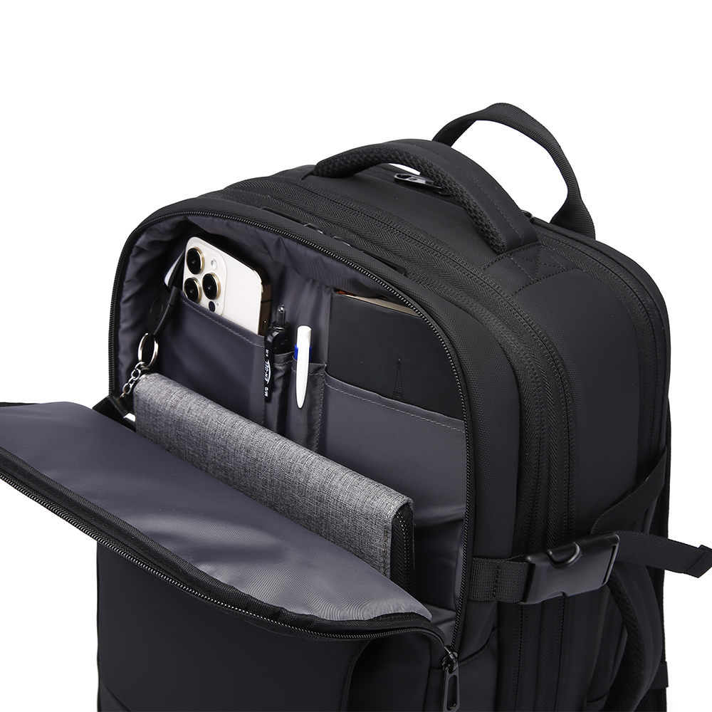 new arrival wholesale TSA lock waterproof men vacuum compression laptop backpack