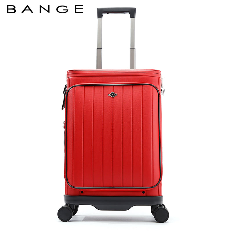 Bange Unisex 360 Degree Silent Glide Wheels TSA Lock Premium 20inch Carry on Multifunction Travel Luggage