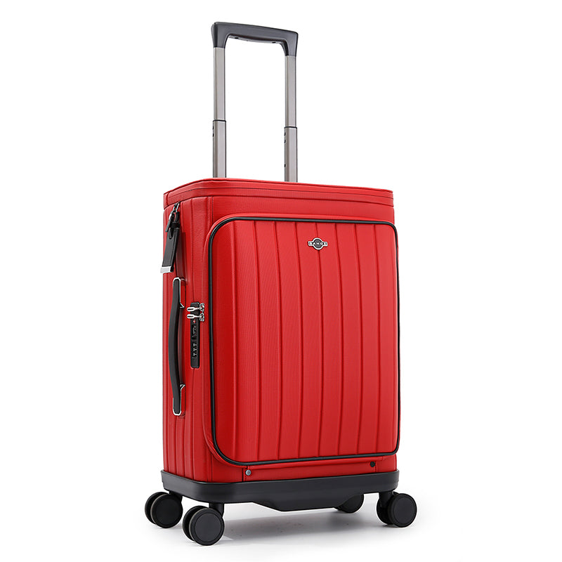 Bange Unisex 360 Degree Silent Glide Wheels TSA Lock Premium 20inch Carry on Multifunction Travel Luggage