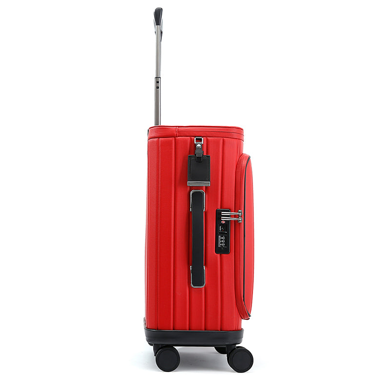 Bange Unisex 360 Degree Silent Glide Wheels TSA Lock Premium 20inch Carry on Multifunction Travel Luggage