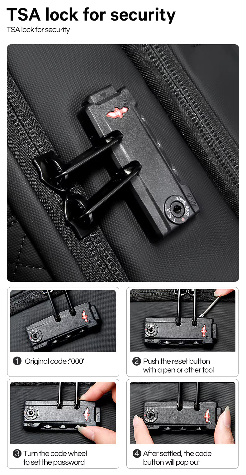 BANGE New Arrival Carry on 40L Expandable Built-in Vacuum Compression Pump Men Waterproof Travel Vacuum Compression Backpack