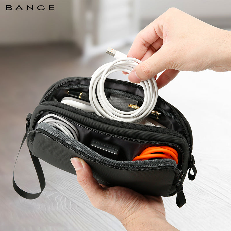 light waterproof unisex digital USB cable storage hand bag x size
