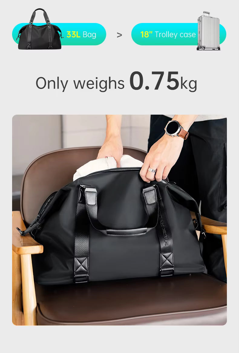 Mark Ryden Wholesale Water Resistant Large Capacity Men Luggage Sports Gym Bag Light Weight Handbags for Travel