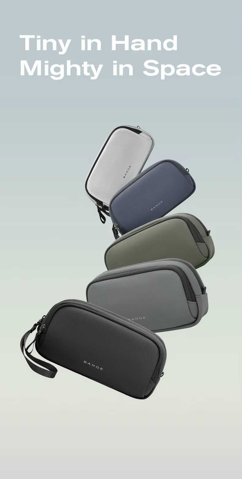 light waterproof unisex digital USB cable storage hand bag x size