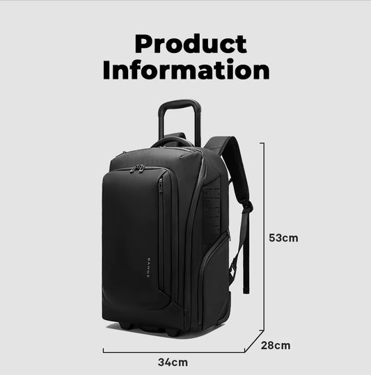BANGE Hot Sell New Arrival Outdoor Business Waterproof Travel Men Laptop Trolley Backpack