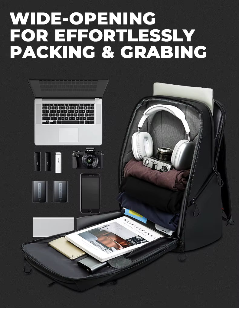 BANGE Luxury New Waterproof Camera Backpack with Zipper Closure Durable Multifunctional DSLR Photography Gear