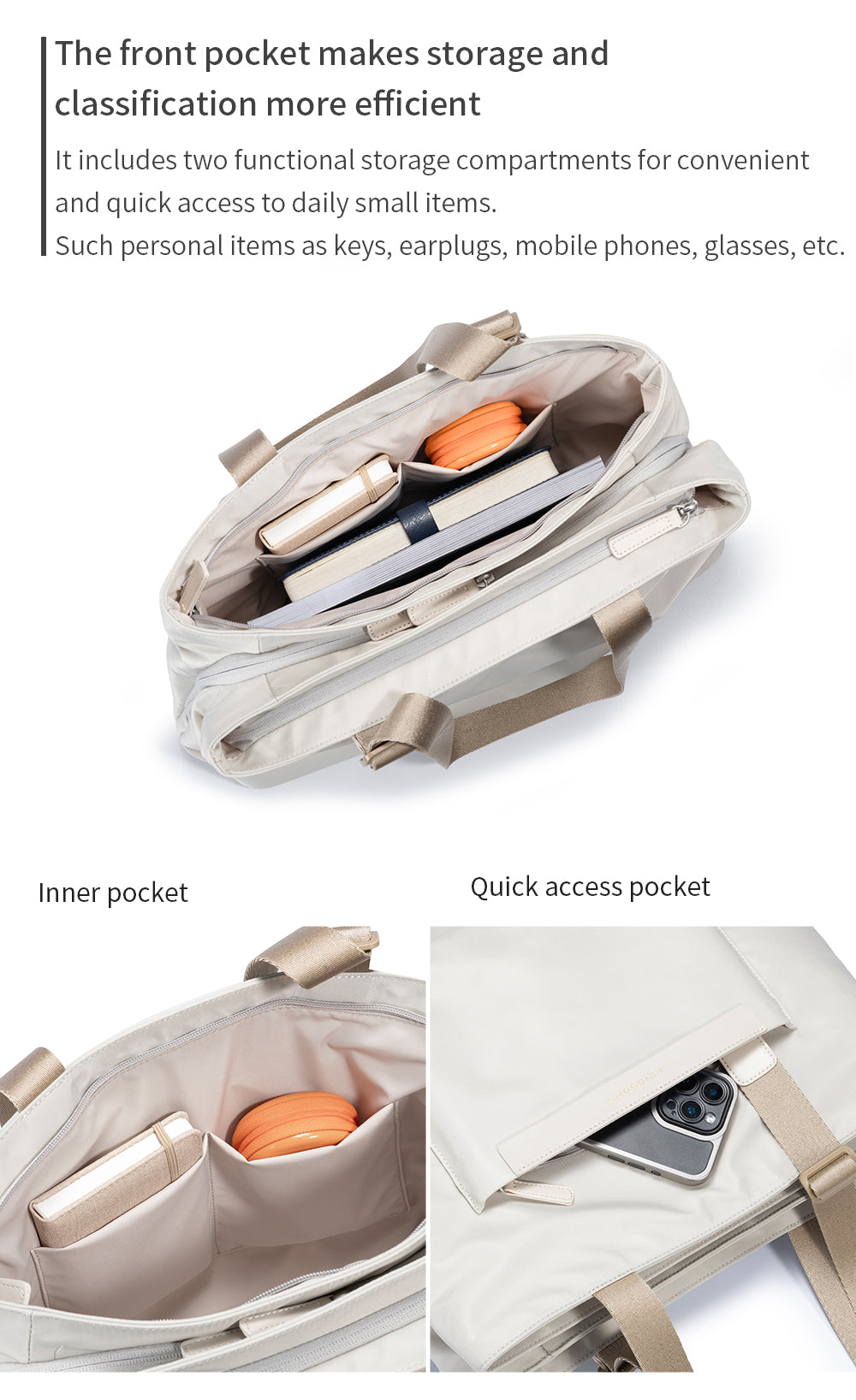 kingsons High Quality Large Water Proof Utility Travel Gym Weekender Shoulder Handbag Tote Bag for Women