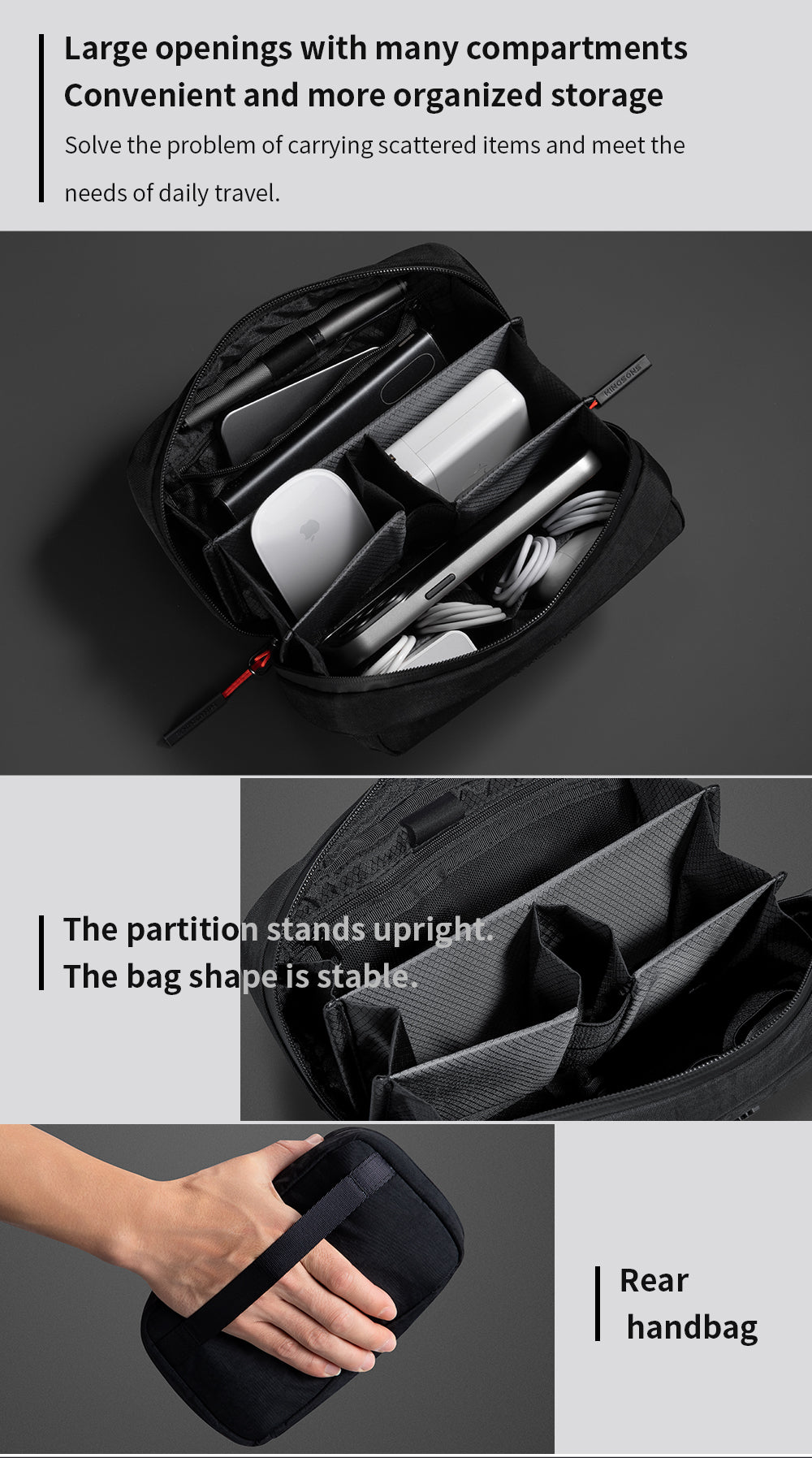 Kingsons Essential Data Storage Travel Bag,