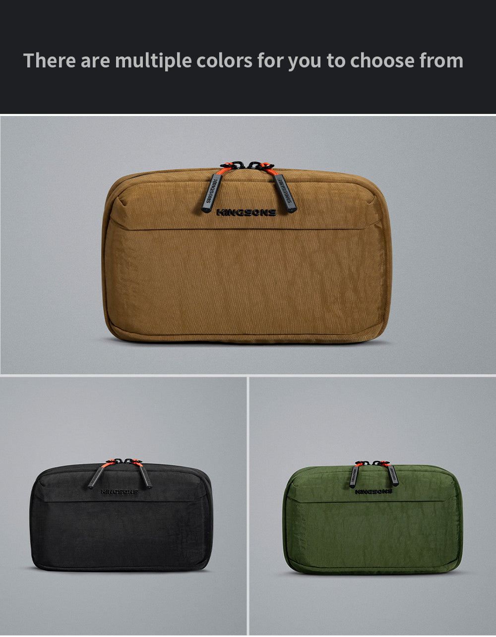Kingsons Essential Data Storage Travel Bag,