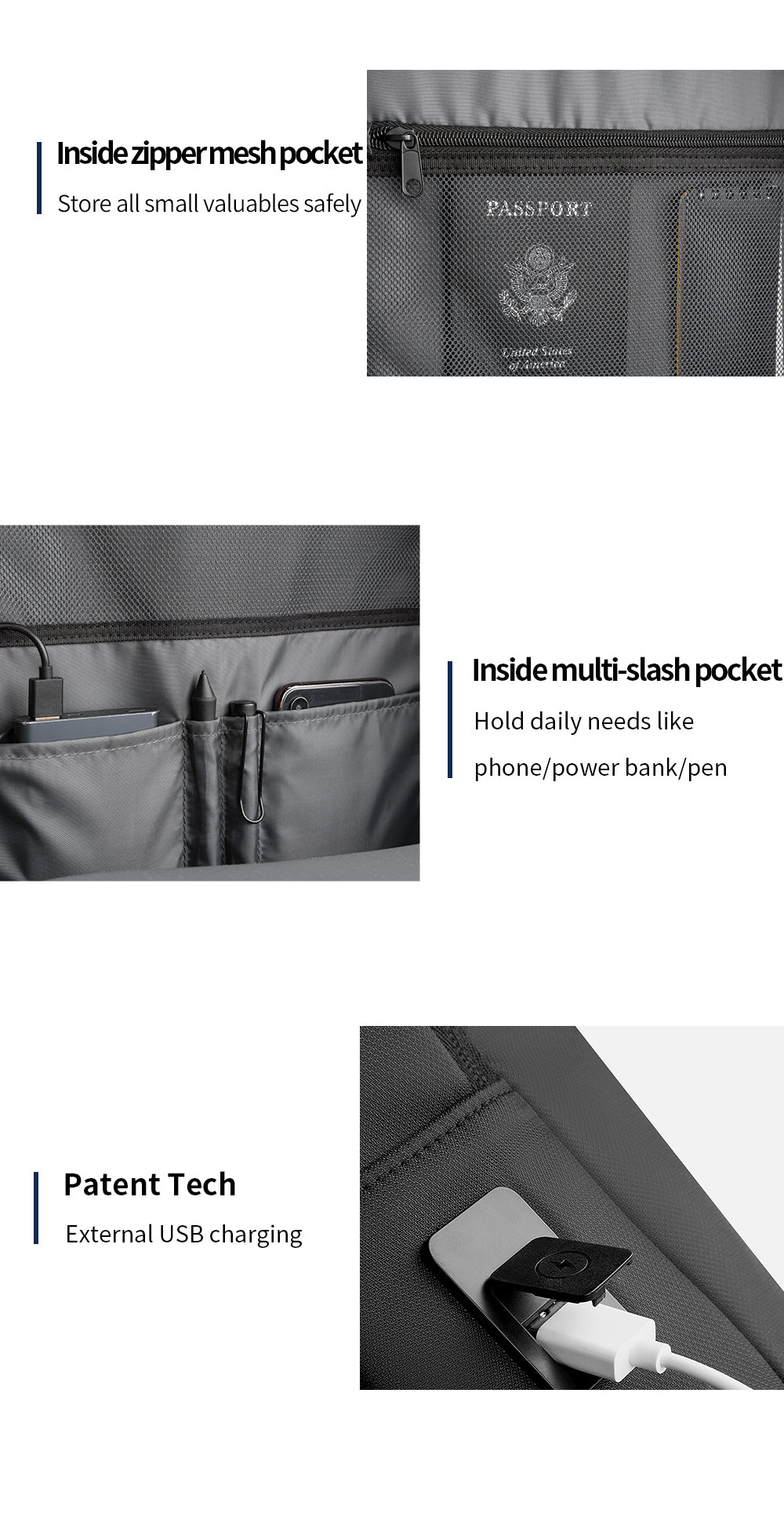 kingsons Business Laptop Backpack