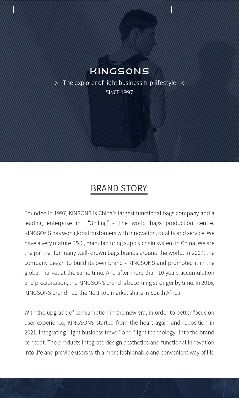 kingsons Business Laptop Backpack