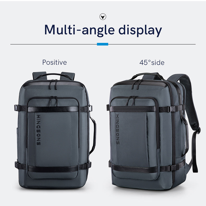 Kingsons Travel Backpack 45L Large Capacity Hiking Backpack 17.3 Inch Laptop Trekking Backpack for Sports Outdoor Camping