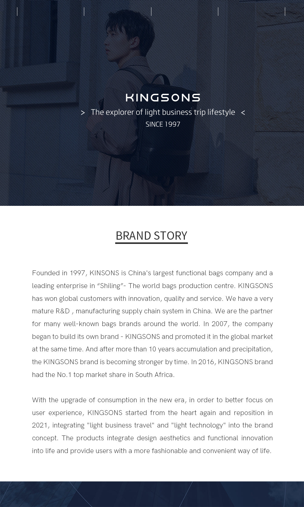 KINGSONS New Design Men's Travel Large Capacity Computer Bag Business Backpack Multi-functional Student Backpack Laptop Backpack