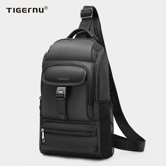 TIGERNU Large Capacity 9.7 Inch Nylon Lightweight Wear-Resistant Waterproof Outdoor Sports Men's Messenger Bag Crossbody Bags