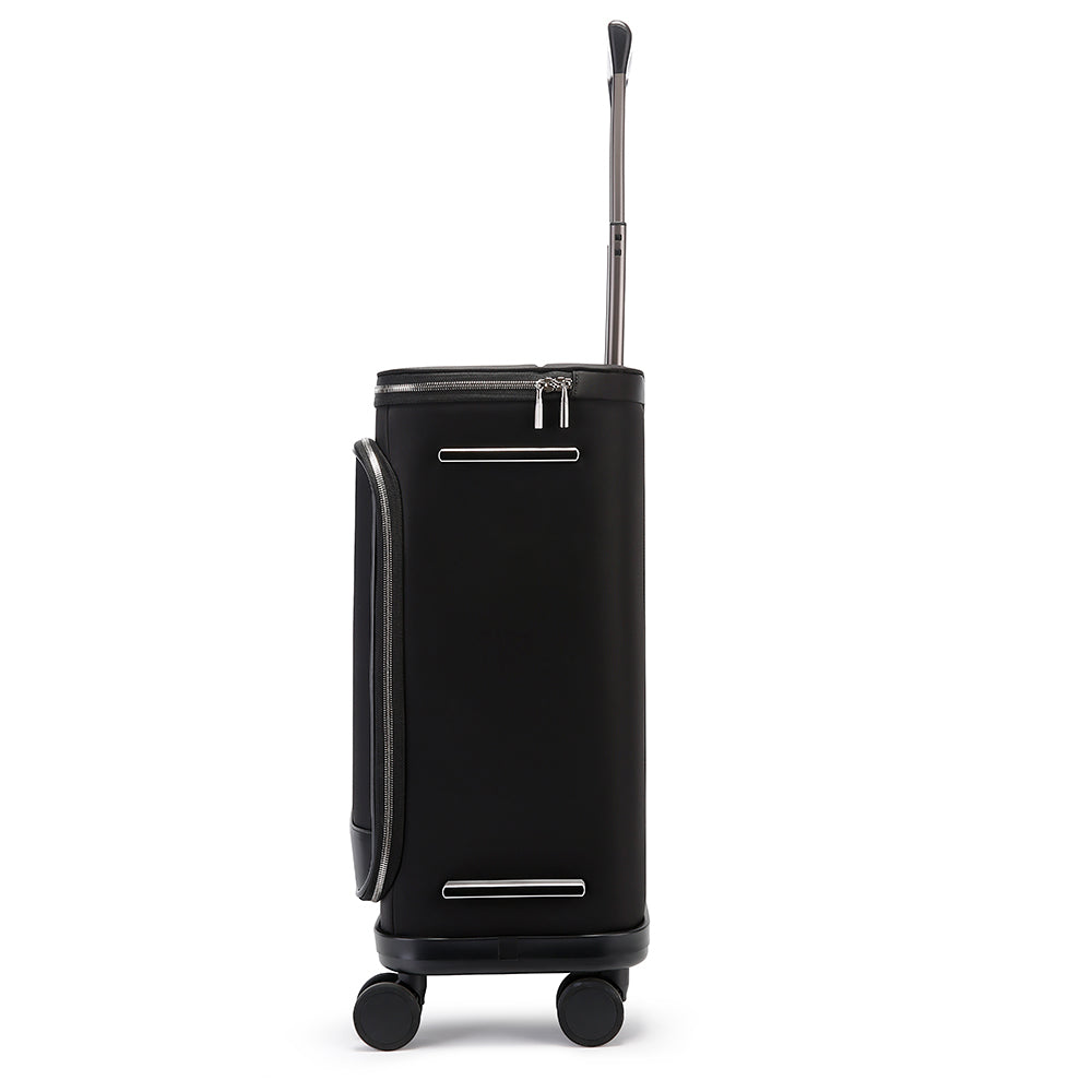 ANGE Unisex 360 Degree Silent Glide Wheels TSA Lock Premium 20inch Carry on Multifunction Travel Luggage