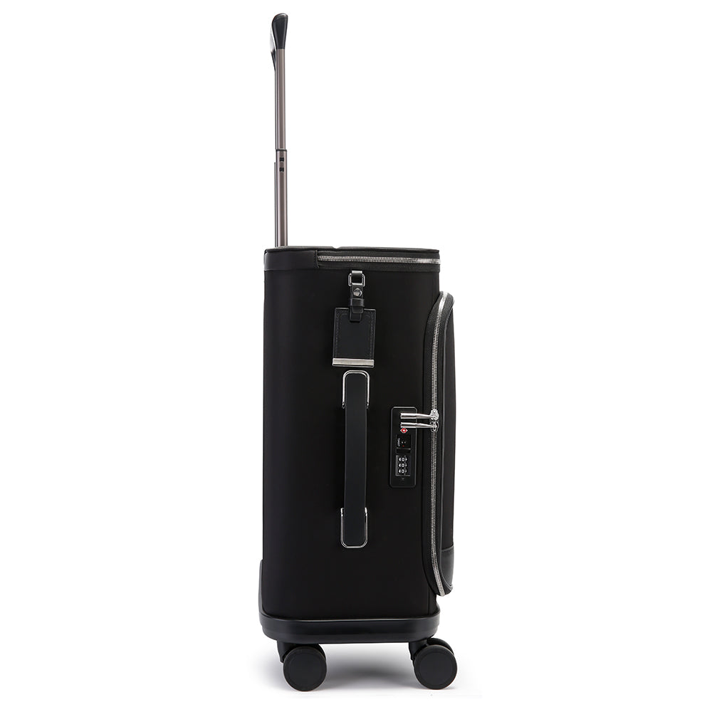 ANGE Unisex 360 Degree Silent Glide Wheels TSA Lock Premium 20inch Carry on Multifunction Travel Luggage