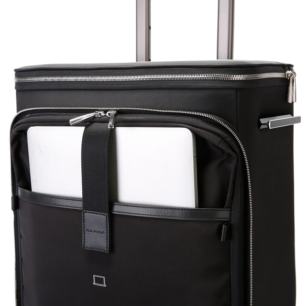 ANGE Unisex 360 Degree Silent Glide Wheels TSA Lock Premium 20inch Carry on Multifunction Travel Luggage