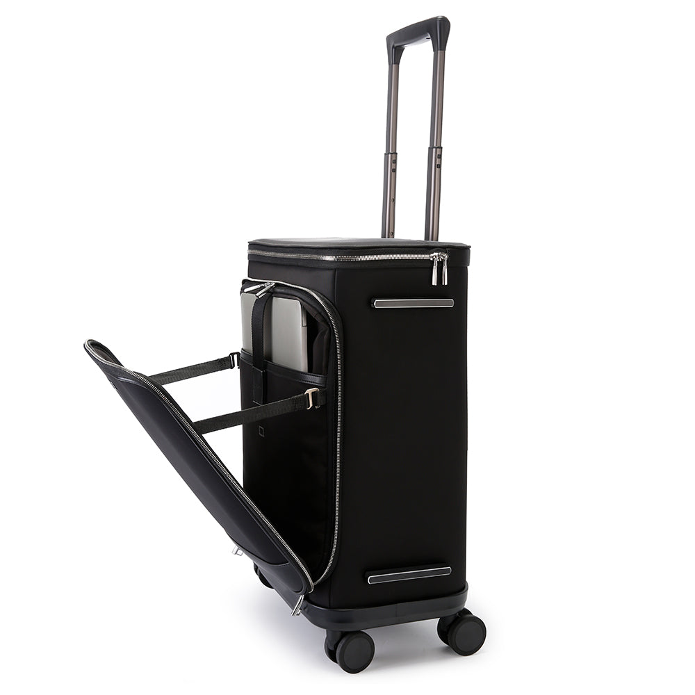 ANGE Unisex 360 Degree Silent Glide Wheels TSA Lock Premium 20inch Carry on Multifunction Travel Luggage