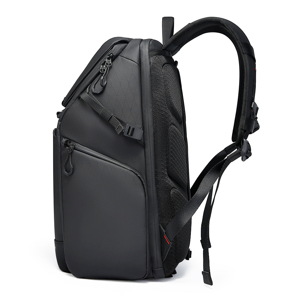 BANGE Luxury New Waterproof Camera Backpack with Zipper Closure Durable Multifunctional DSLR Photography Gear