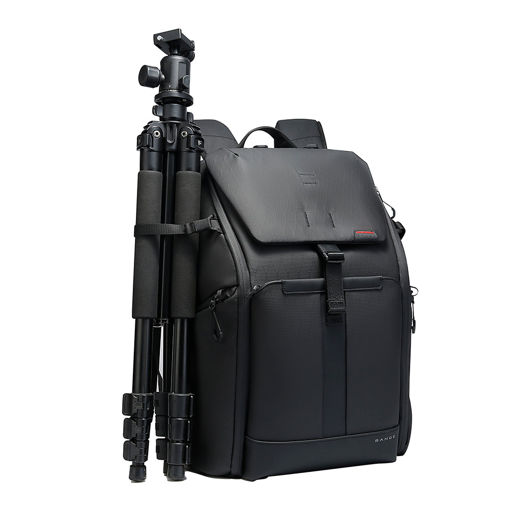BANGE Luxury New Waterproof Camera Backpack with Zipper Closure Durable Multifunctional DSLR Photography Gear