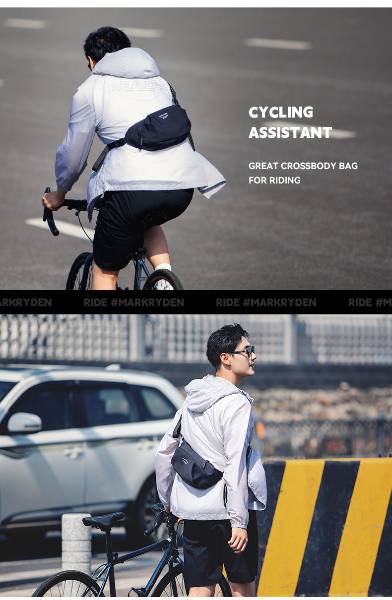 Mark Ryden Factory Direct Wholesale Sports Waist Bag Men's Crossbody Bag Multifunctional Shoulder Bag