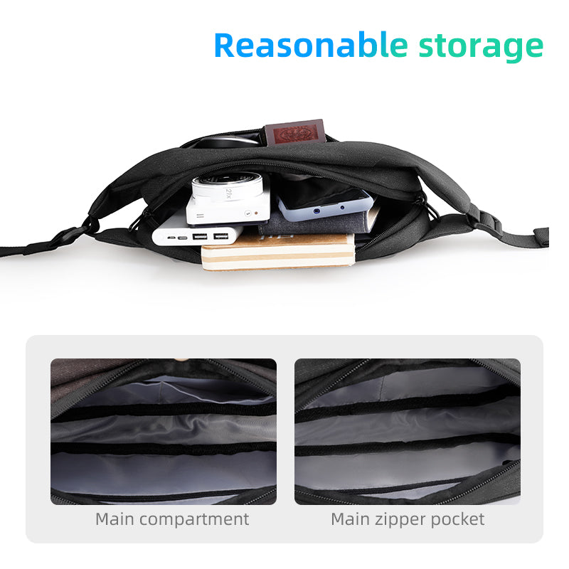 Mark Ryden Factory Customised Wholesale Crossbody Bag Men's Sling Backpack Sports Cycling Chest Bag