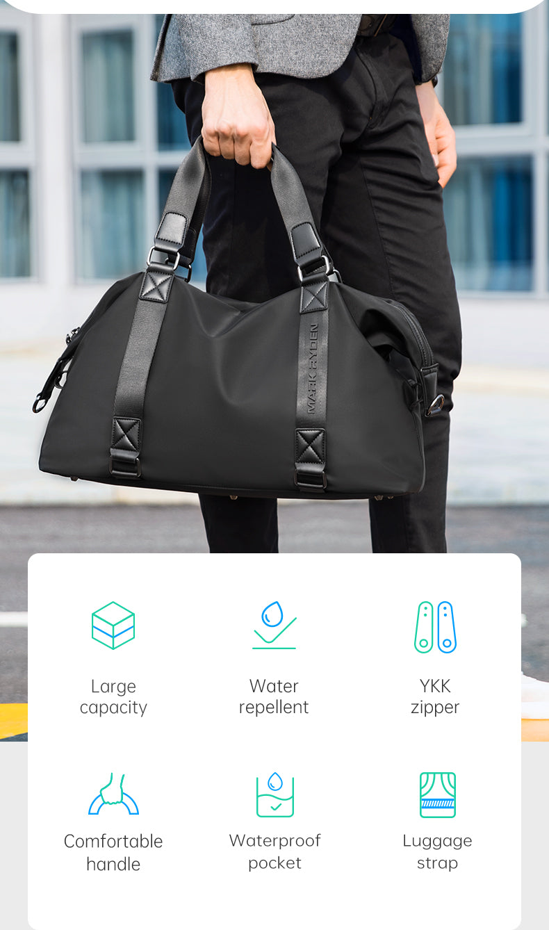 Mark Ryden Wholesale Water Resistant Large Capacity Men Luggage Sports Gym Bag Light Weight Handbags for Travel