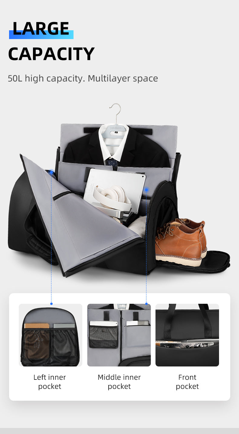 Mark Ryden Large Capacity Business Suit Travel Luggage Bag Men Travelling Bag