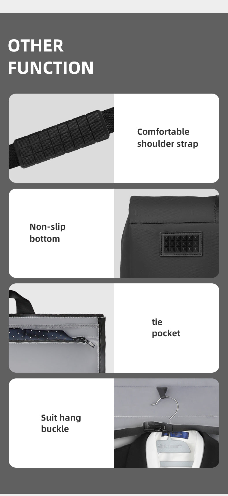 Mark Ryden Large Capacity Business Suit Travel Luggage Bag Men Travelling Bag