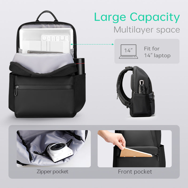 Mark Ryden Newest Designer Stylish Men Laptop Backpack School Hiking Bag with USB Charging Port