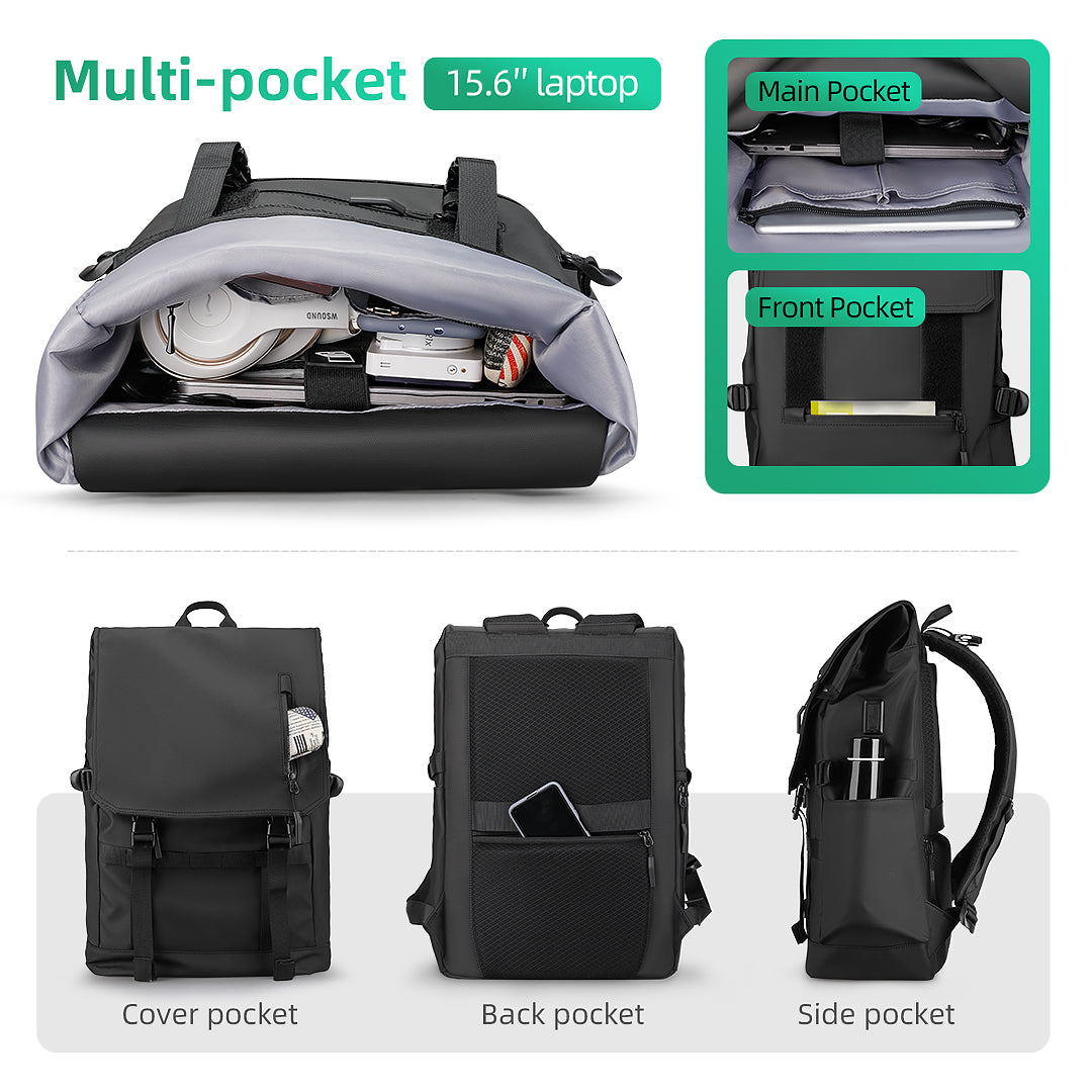 Mark Ryden Factory Wholesale Multifunctional Transformation Backpack Large Capacity Outdoor Travel Bag