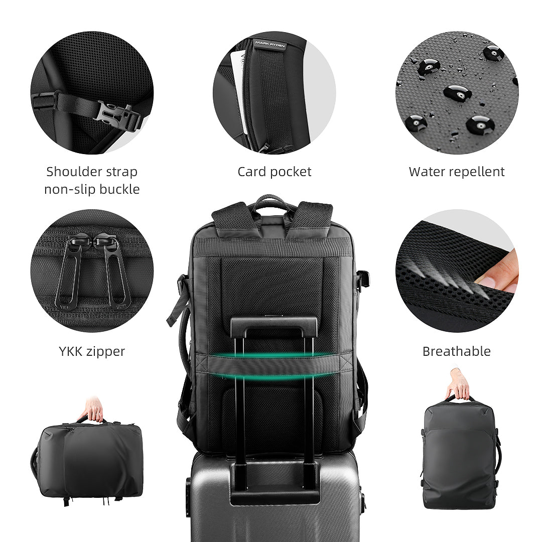 Mark Ryden Men Mochila Escolar Office Back Pack Mochila De Viaje Smart Usb Other Anti Theft Laptop Backpacks Bag