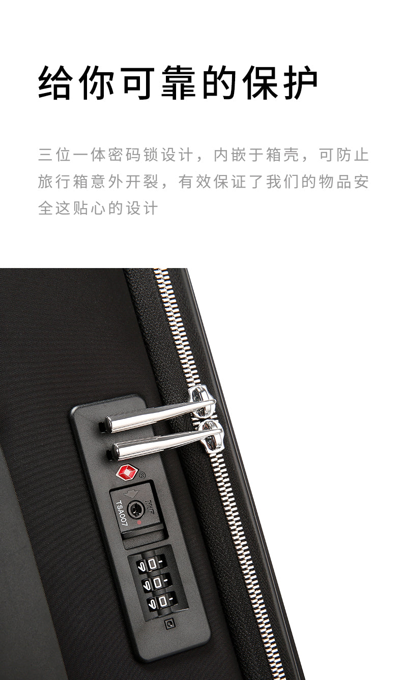 ANGE Unisex 360 Degree Silent Glide Wheels TSA Lock Premium 20inch Carry on Multifunction Travel Luggage