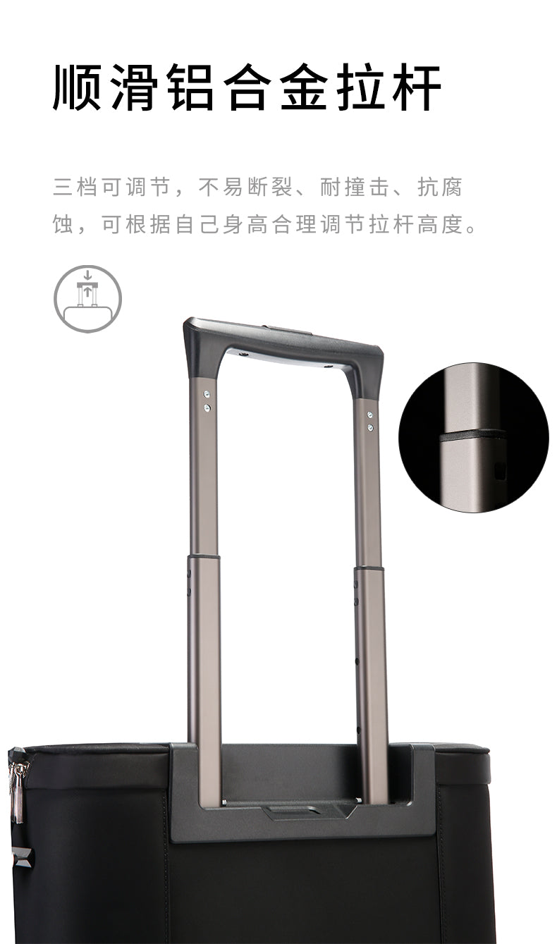ANGE Unisex 360 Degree Silent Glide Wheels TSA Lock Premium 20inch Carry on Multifunction Travel Luggage