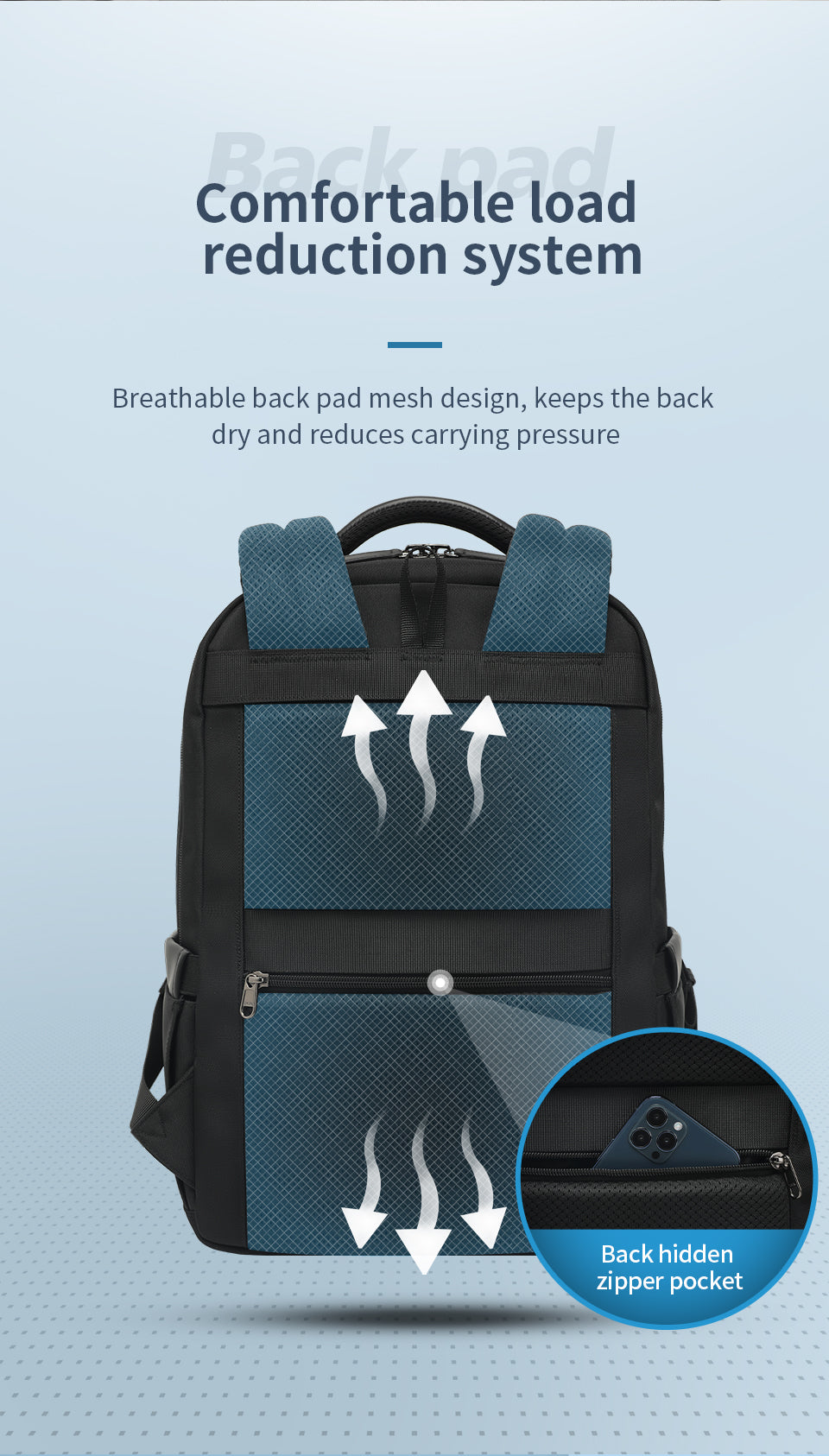 Tigernu Backpack 2025 Customizable Large Capacity Multi-function 15.6 Inch Lightweight Waterproof Daily Commuting Business Backpack