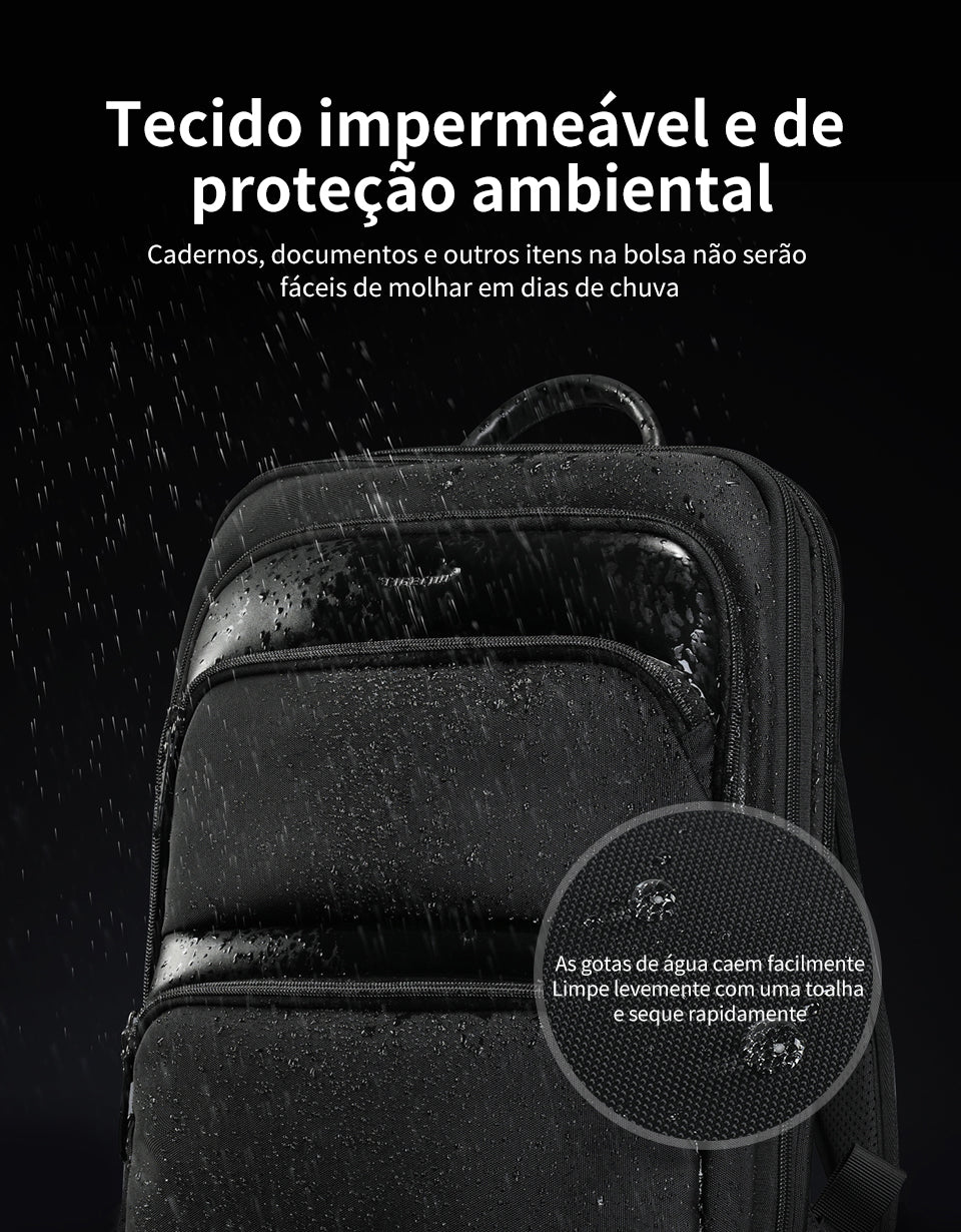 Tigernu Fashion Daily Portable Lightweight Laptop Bag Nylon S-Shaped Ergonomic Dynamic Expansion Men's Backpacks Backpack for Men