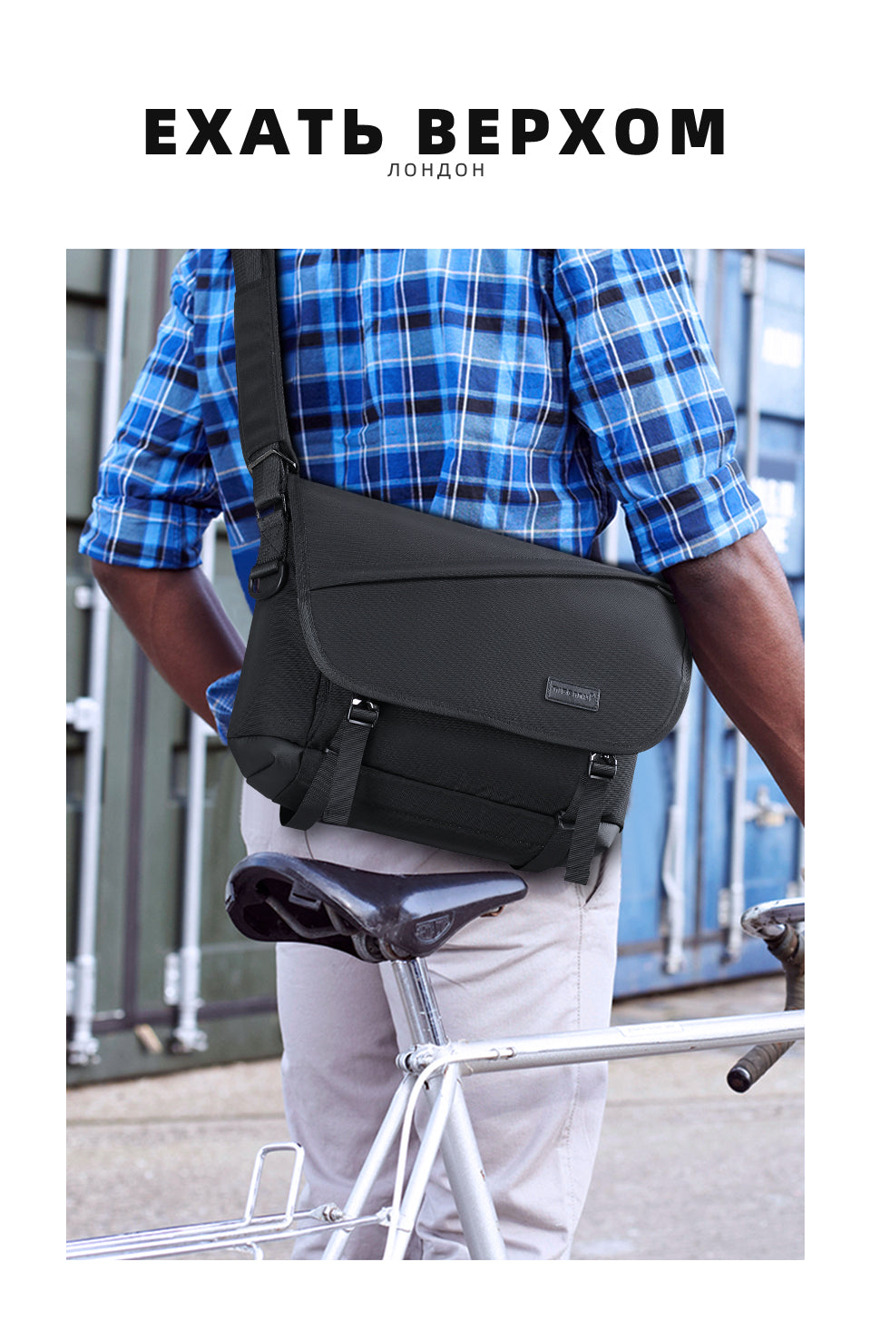 Tigernu Lightweight and Durable 10.1-inch Nylon Waterproof Scratch Resist Sports Cycling Outdoor Sports Men's Crossbody Bag Sling Bag