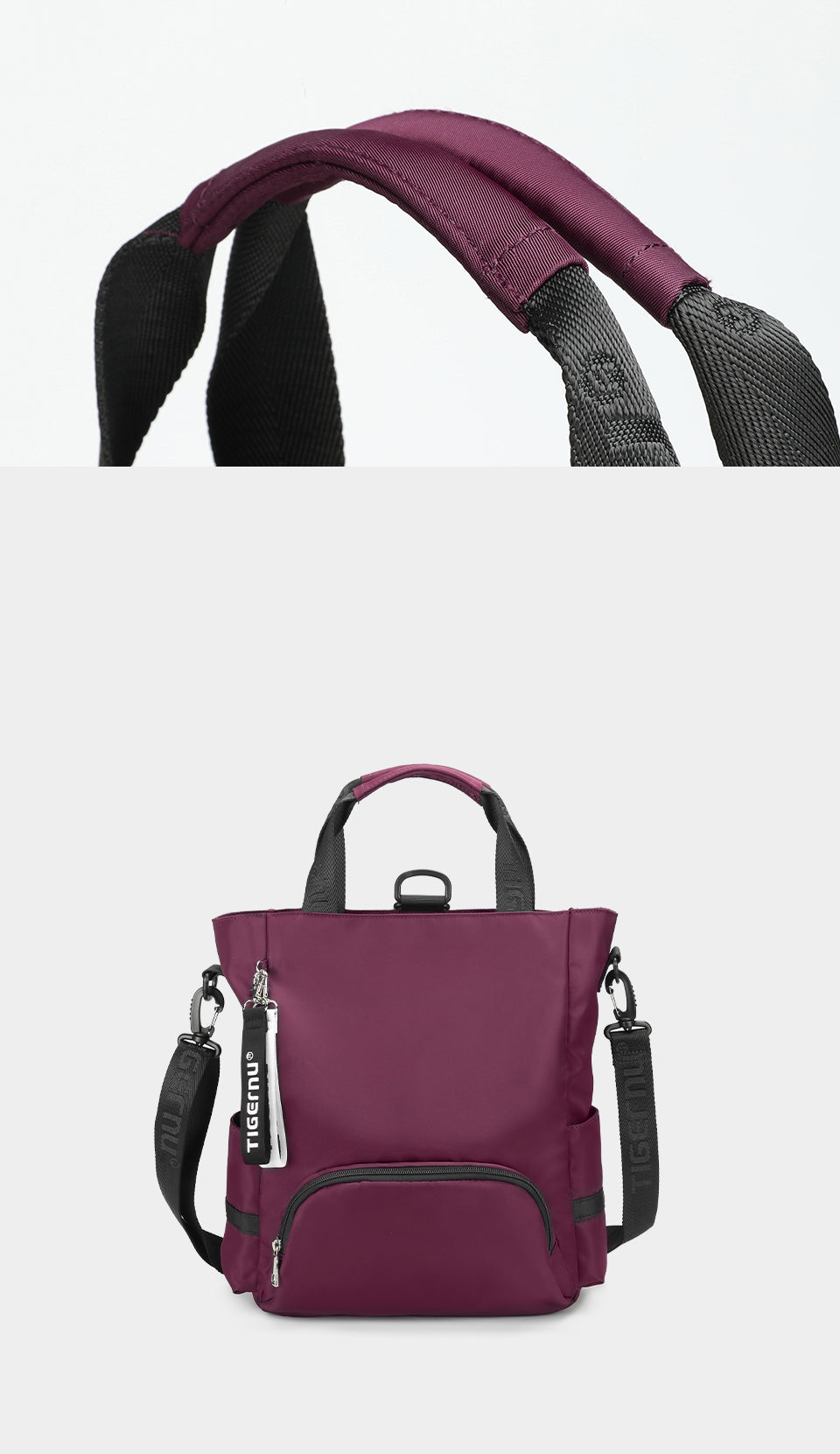 Tigernu Minimalist 14 Inch Laptop Nylon Fashionable Daily Commuting Outdoor Hiking Travel School Women's Backpack Laptop Backpack